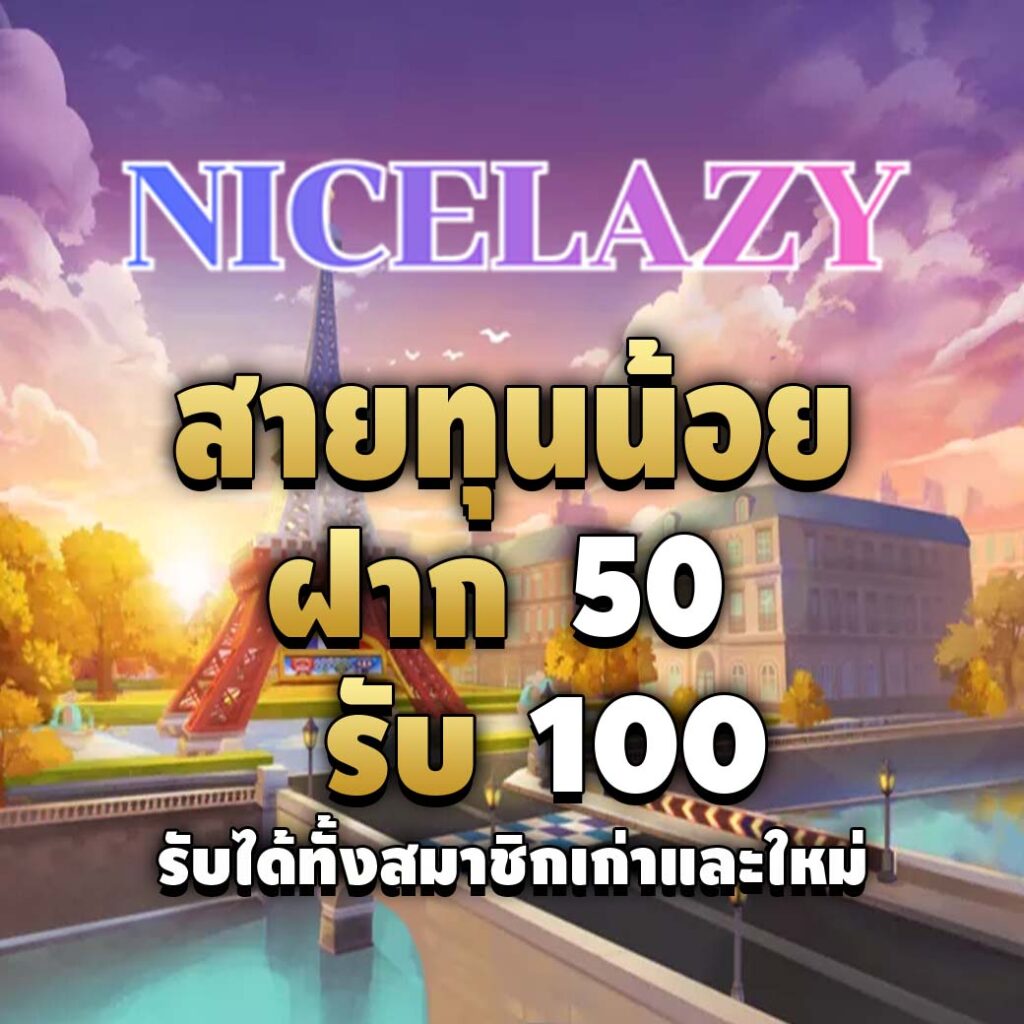 nicelazy หน้าหลัก-สายทุนน้อย